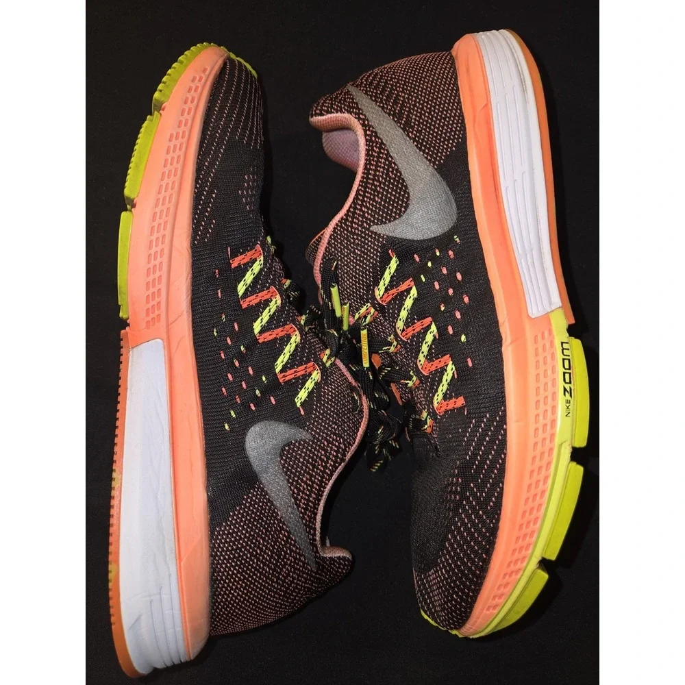 Nike Air Zoom‎ Vomero 10 Running Sneakers Black Low Women's 7.5 Shoes 717441-401